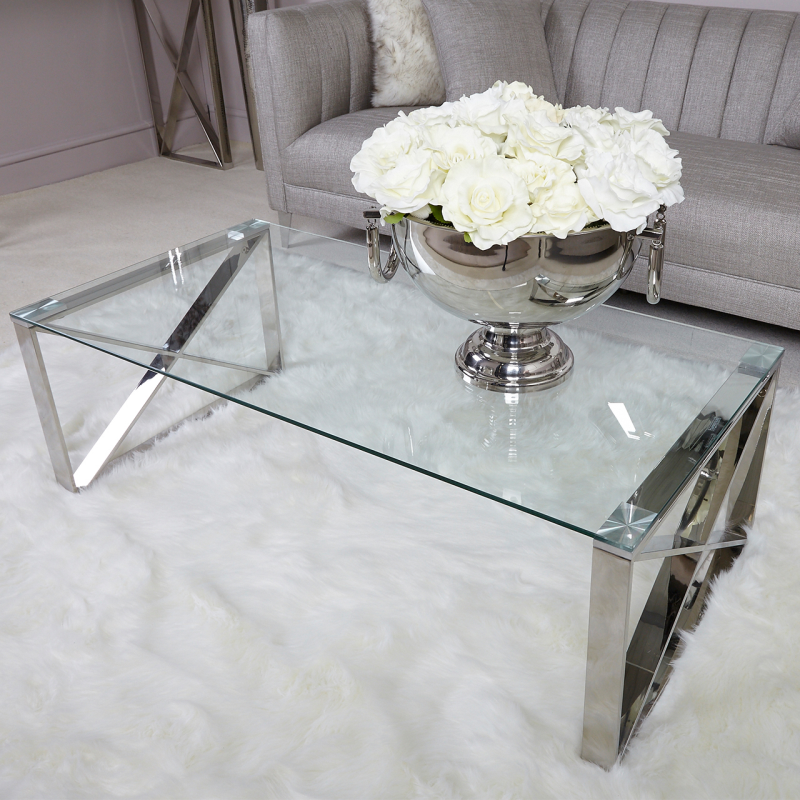 Zen Stainless Steel Coffee Table