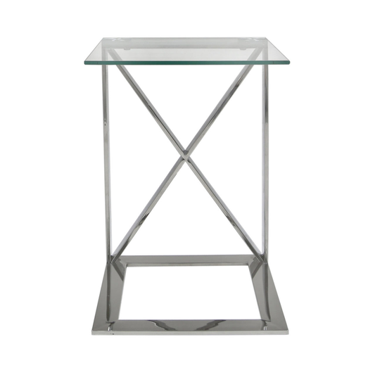 Zen Stainless Steel Sofa Table
