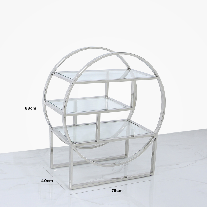 Steel Tier Round Shelving Unit