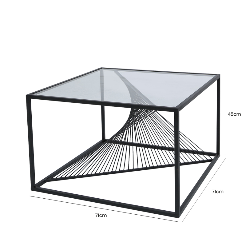 Moon Black Coffee Table