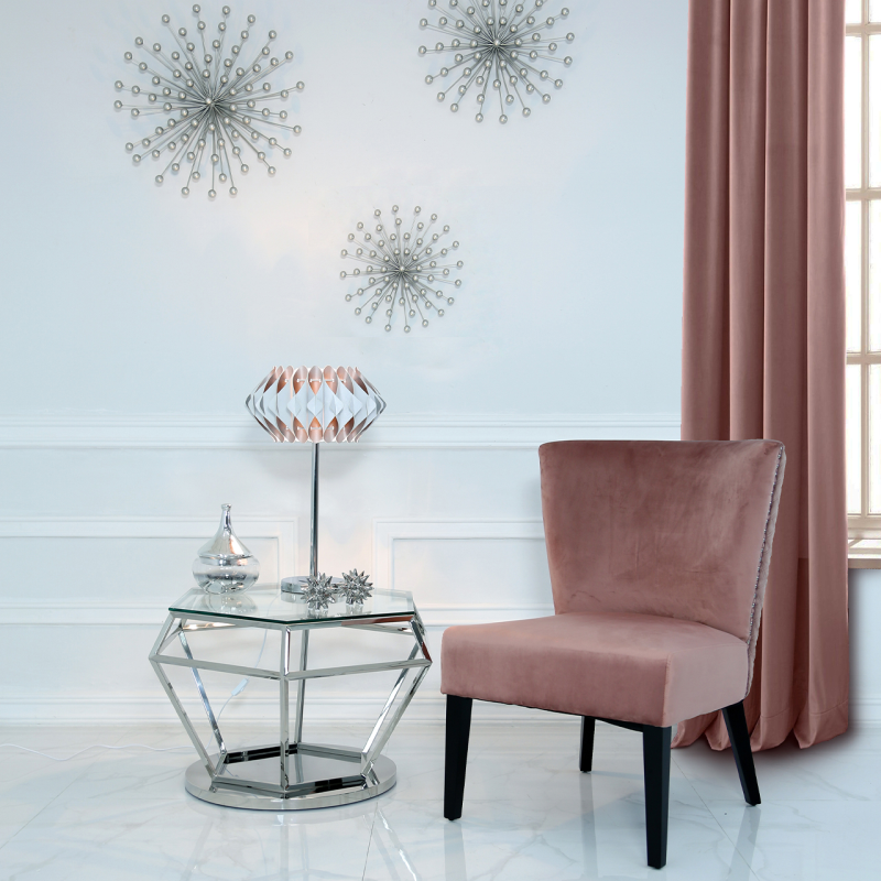 Hexagon Silver Coffee Table