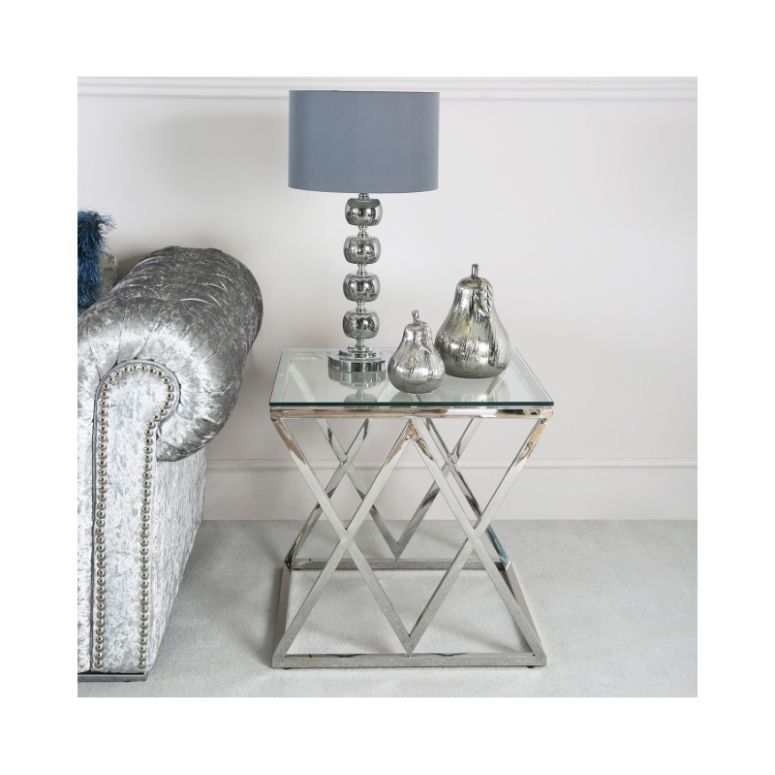 Imperial Silver End Table