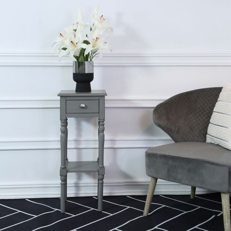 Delta Grey Telephone Table