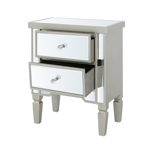 Vienna Champagne Bedside Table