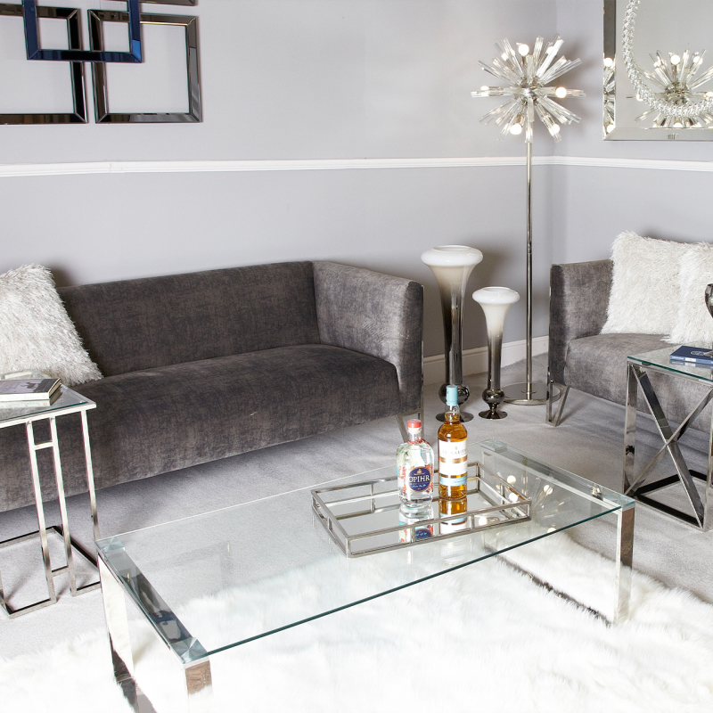 Henry Silver Coffee Table