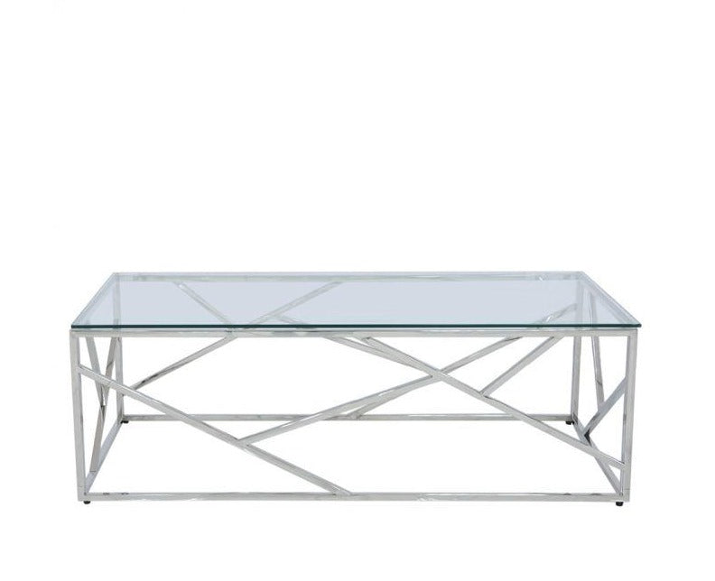 Stainless Steel Metal Coffee Table