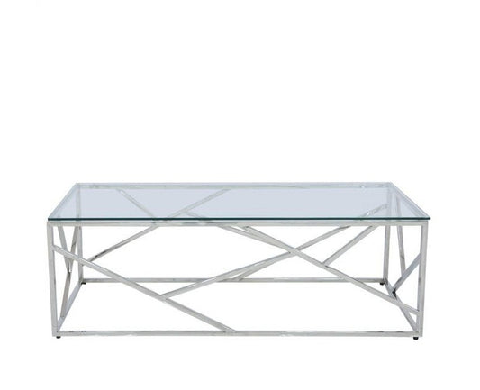 Stainless Steel Metal Coffee Table