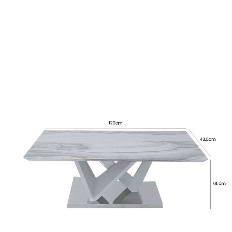 Mara Marble Effect Coffee Table