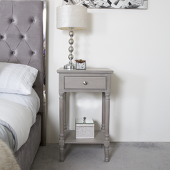 Taupe telephone table