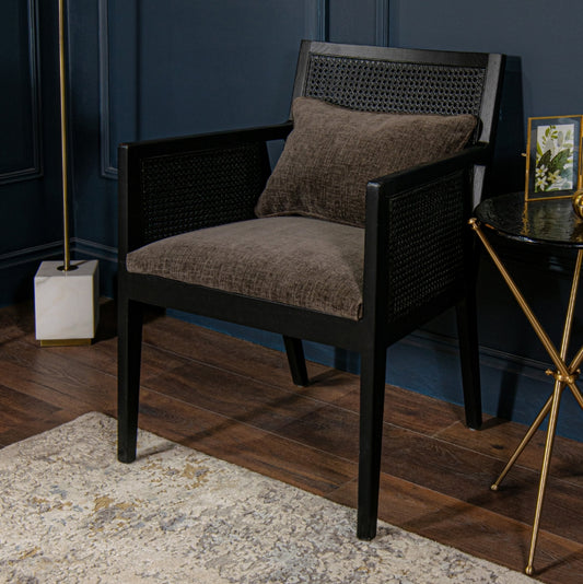 Melfi Black Finish Chair