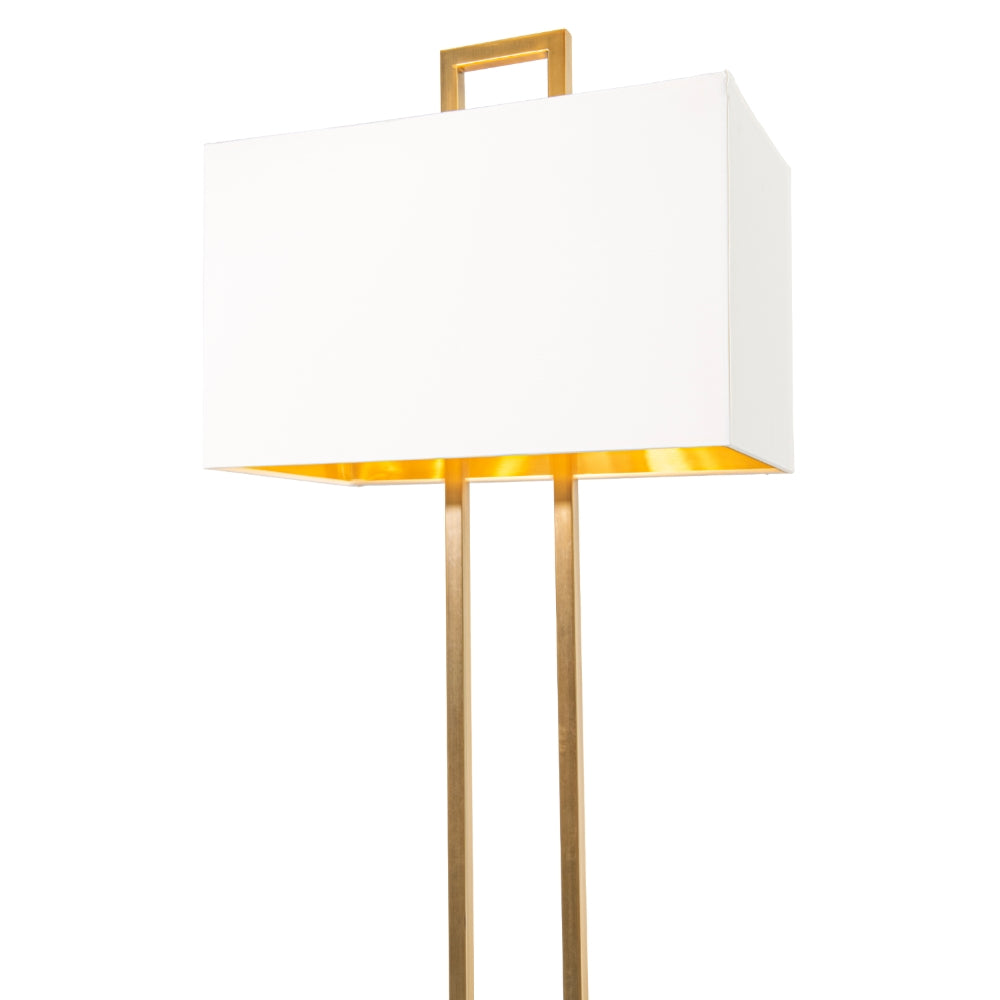 Dumbio Antique Brass Finish Floor Lamp