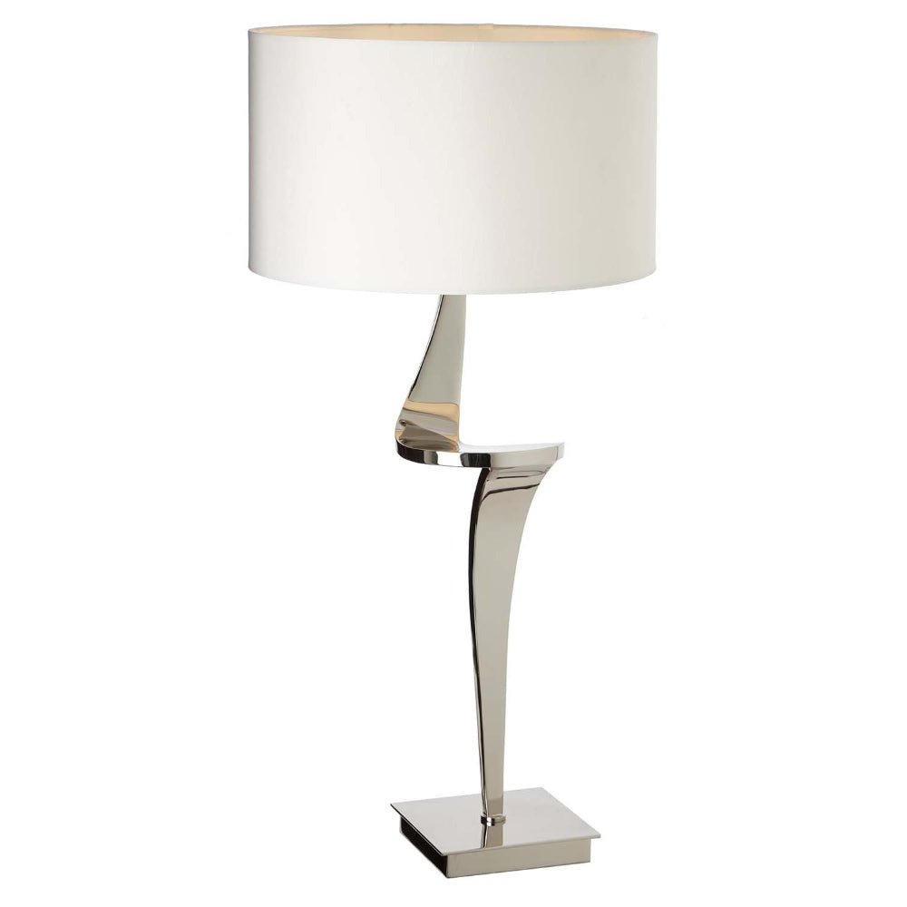 Enzo Nickel Finish Table Lamp (L)