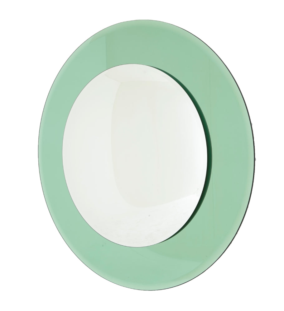 Luna Green Convex Mirror