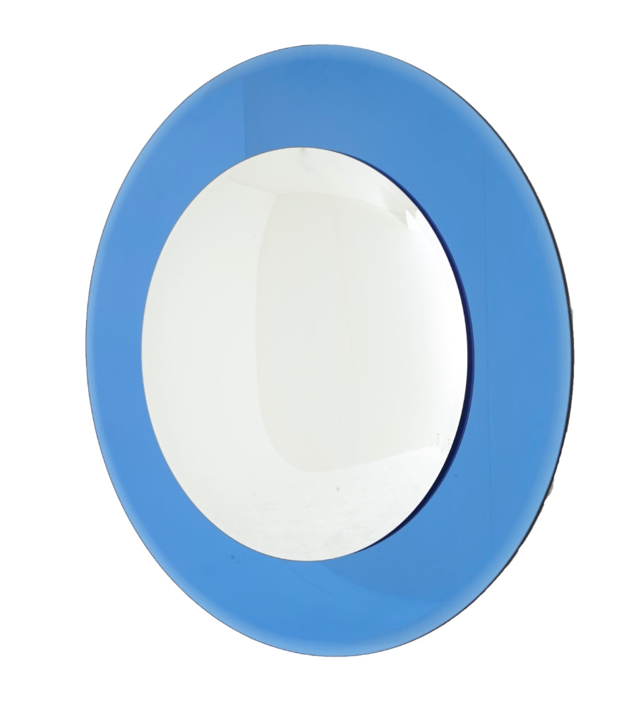 Luna Blue Convex Mirror