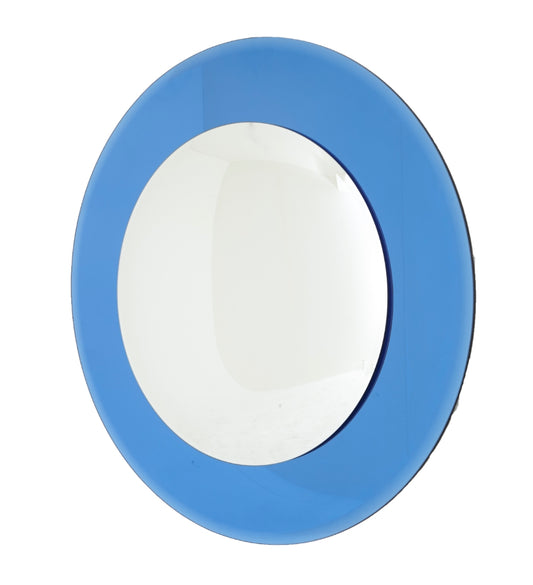 Luna Blue Convex Mirror