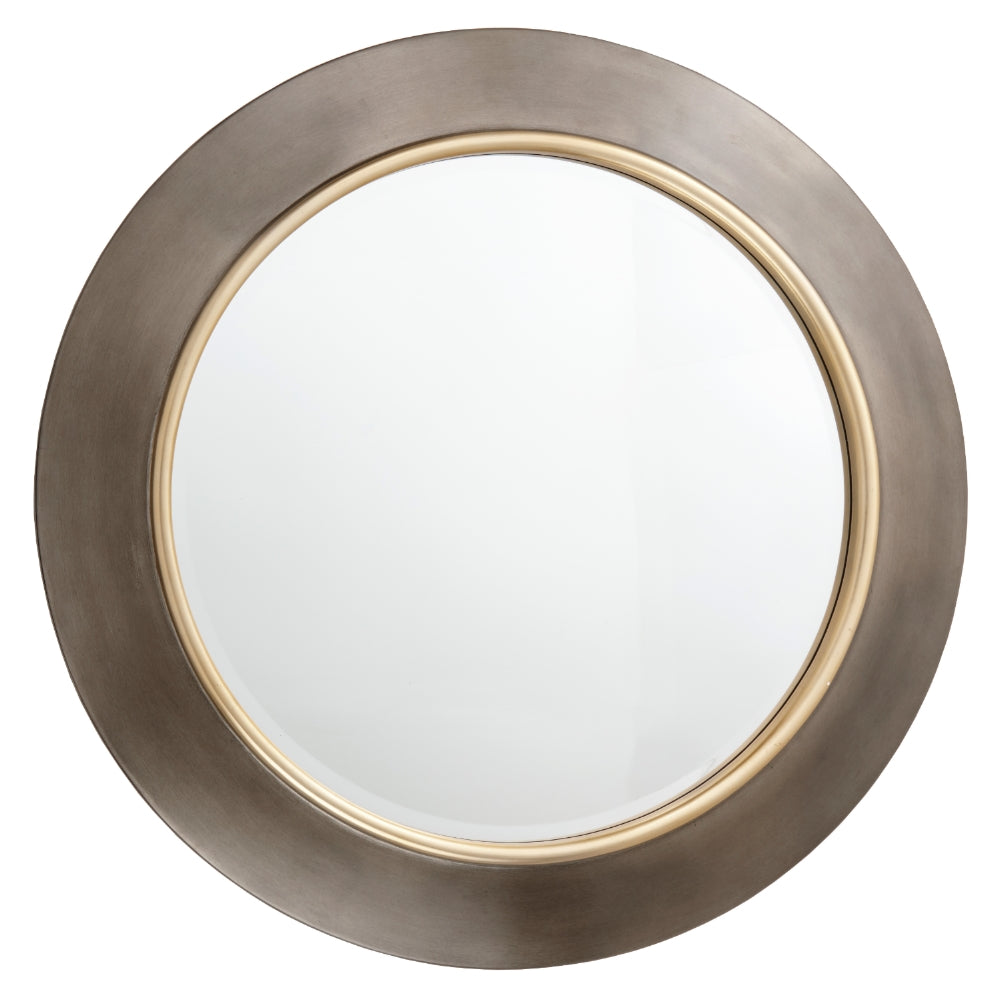 Guido Brushed Gunmetal Finish Mirror