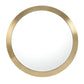 Macon Brushed Brass Finish Mirror