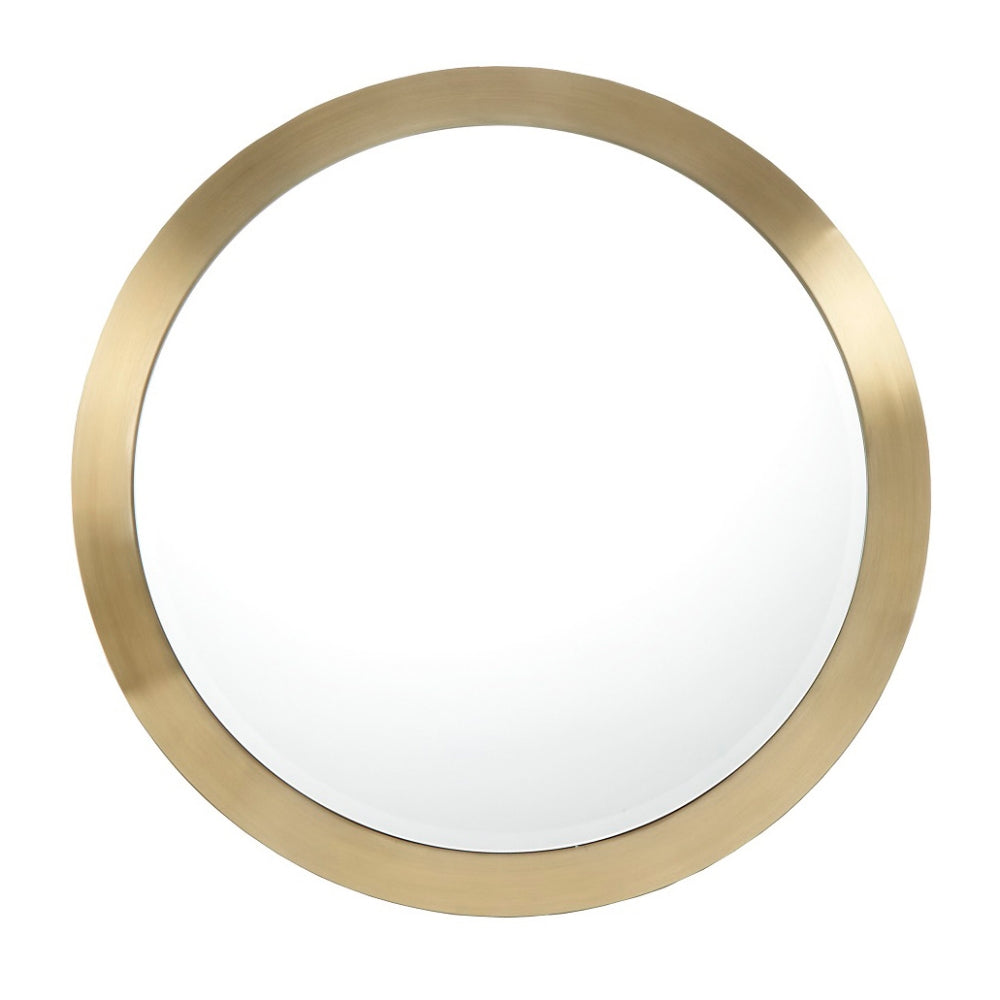 Macon Brushed Brass Finish Mirror