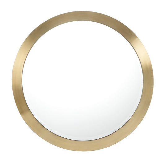 Macon Brushed Brass Finish Mirror