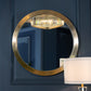 Macon Brushed Brass Finish Mirror