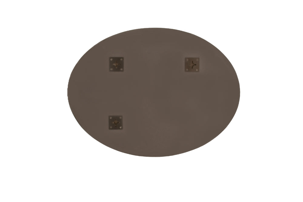 Lily Silver Oval Mirror