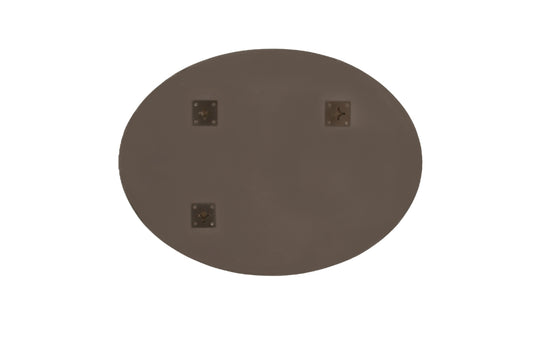 Lily Silver Oval Mirror