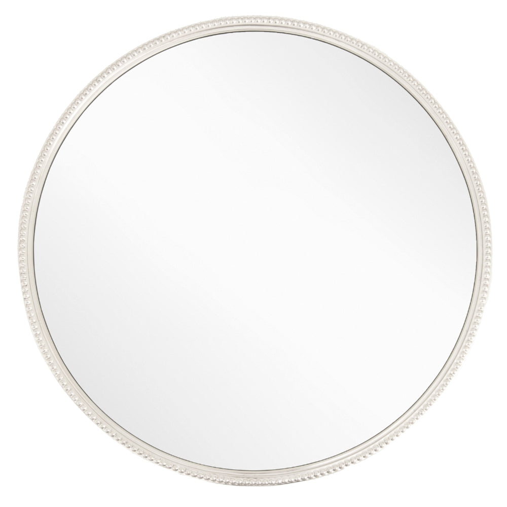 Lilly Silver Finish Large Round Mirror