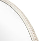 Lilly Silver Finish Large Round Mirror