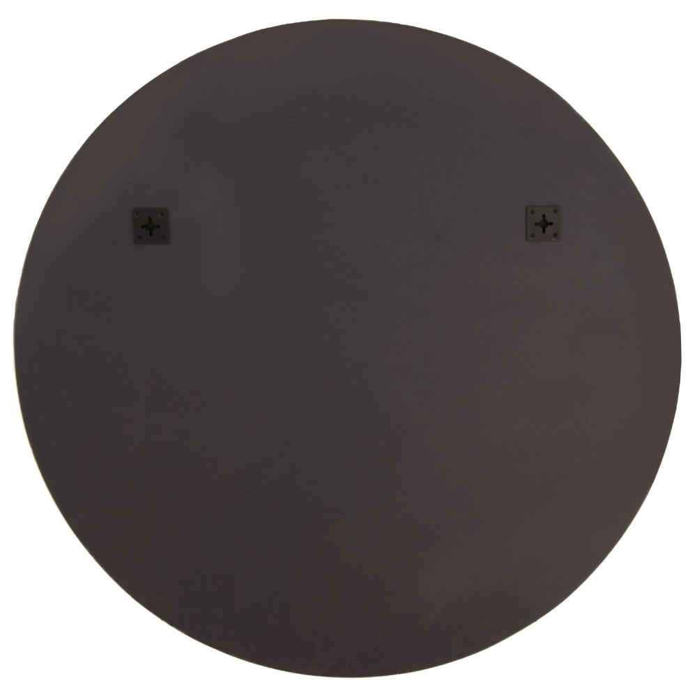 Lilly Silver Finish Large Round Mirror
