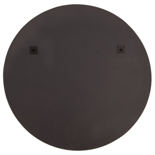 Lilly Silver Finish Large Round Mirror