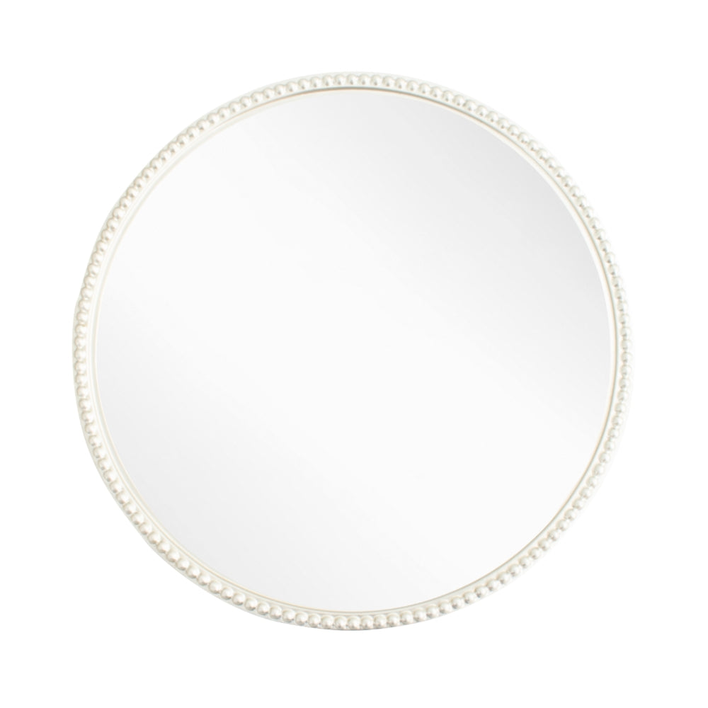 Lilly Silver Finish Small Round Mirror