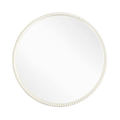 Lilly Silver Finish Small Round Mirror