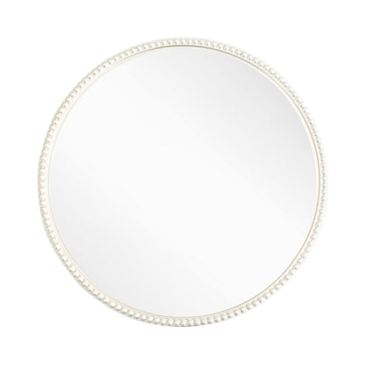 Lilly Silver Finish Small Round Mirror
