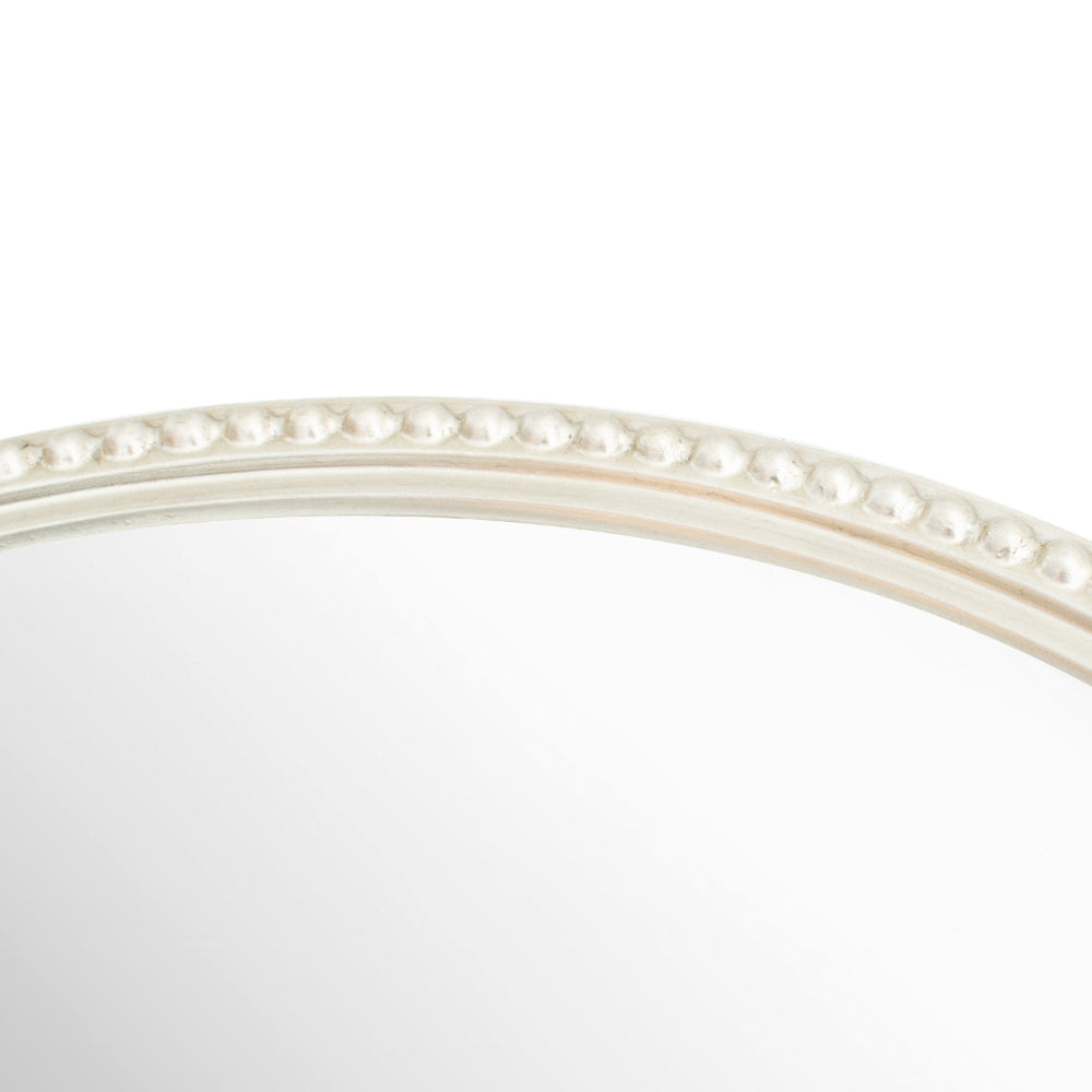 Lilly Silver Finish Small Round Mirror
