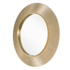 Edvin Gold Finish Wall Mirror