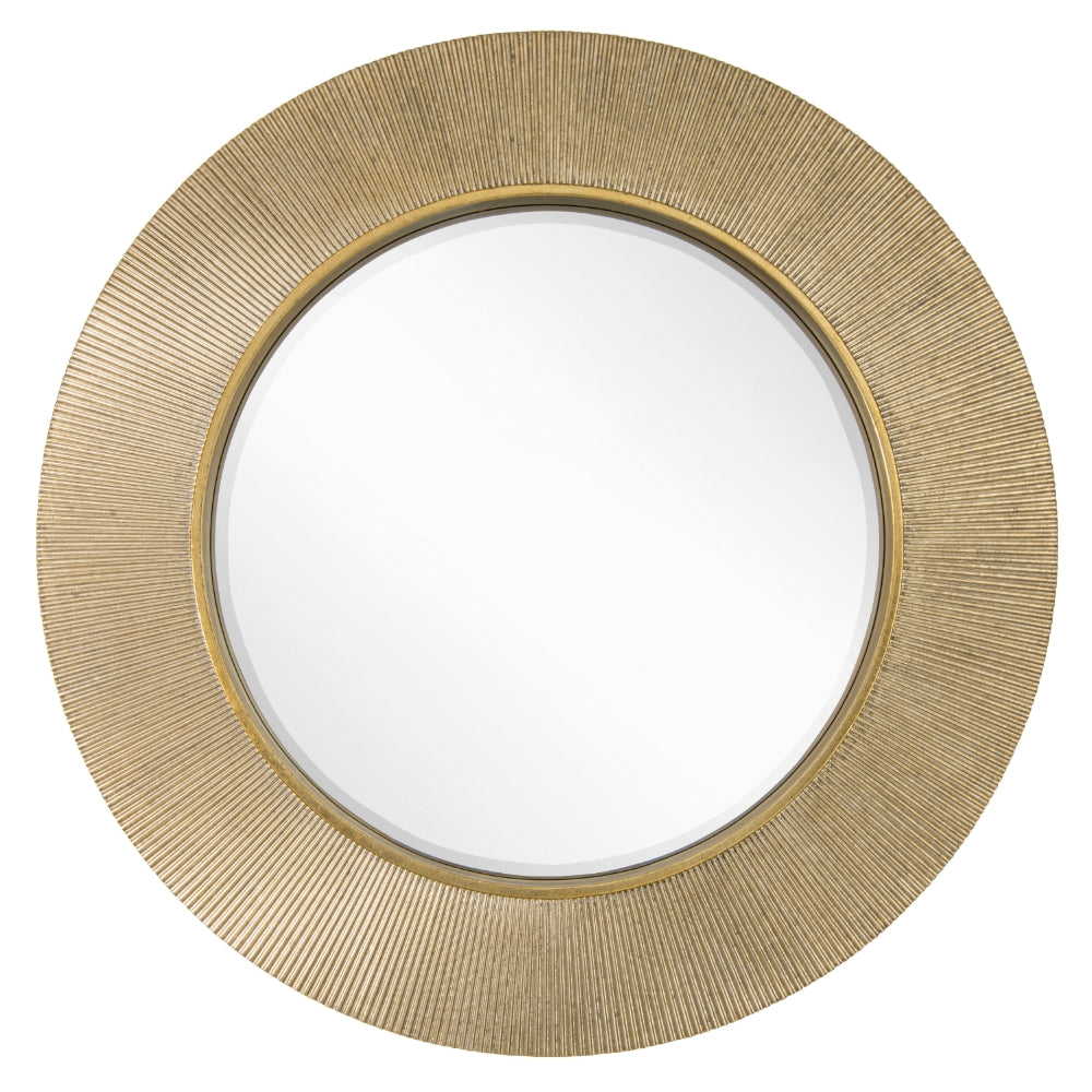 Edvin Gold Finish Wall Mirror