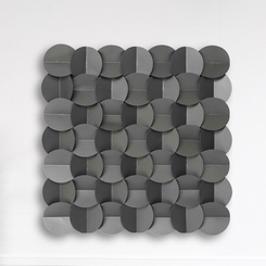 59.9cm Grey Gunmetal Wall Decoration