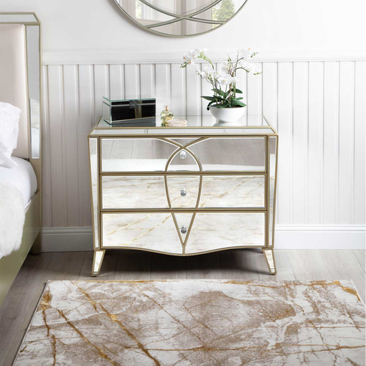 The Prima 3 drawer chest