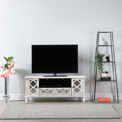Medium chrome ladder display unit