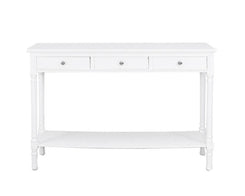 This large white Delta console table
