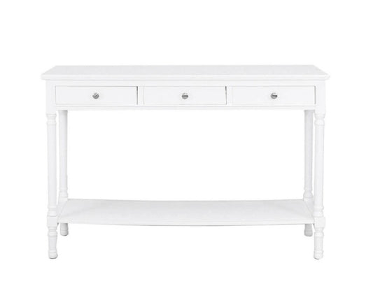 This large white Delta console table