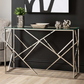 Azaria Stainless Steel console table