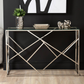 Azaria Stainless Steel console table
