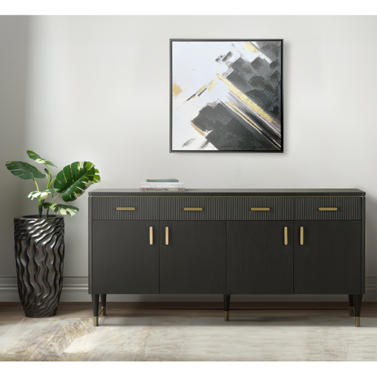 The Elm 4-Drawer 4-Door Sideboard