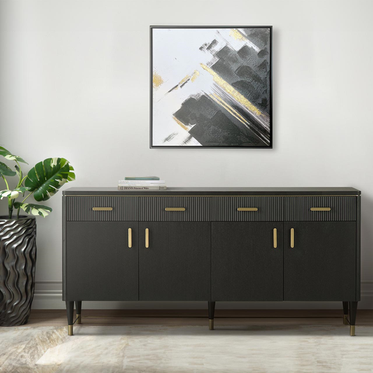 The Elm 4-Drawer 4-Door Sideboard