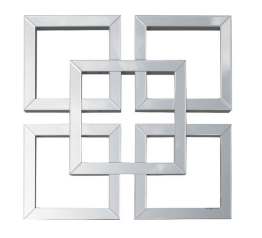 90x90 Geo Mirror Wall Art