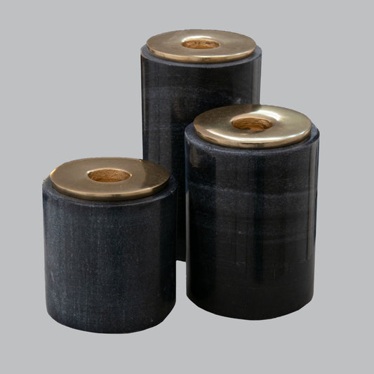 Dominik Set of 3 Candle Holders