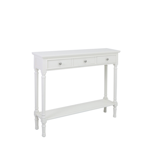 This large white Delta console table