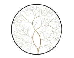 71.10cm Black and Gold Tree Wall Decoration