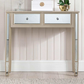 Dark Champagne Console Table